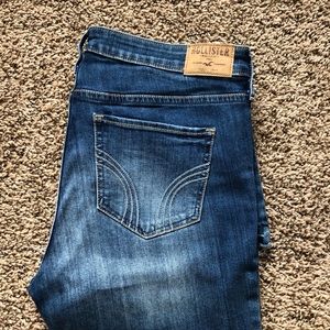 Hollister distressed flare jeans